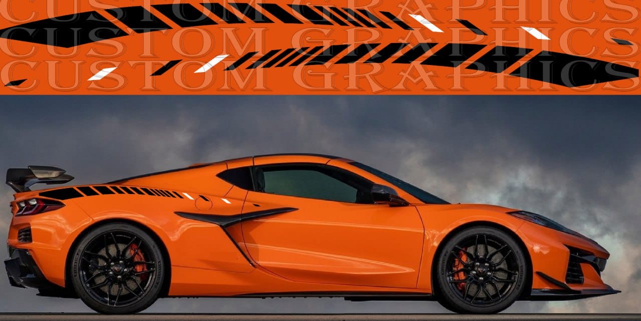 Stickers Compatible With Chevrolet Corvette Z06 Unique Design Vinyl Decal